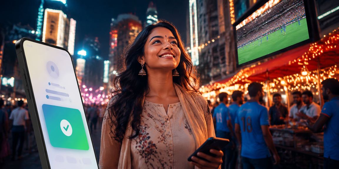 IPL Night Cricket Match Fans Cheering Under Stadium Lights